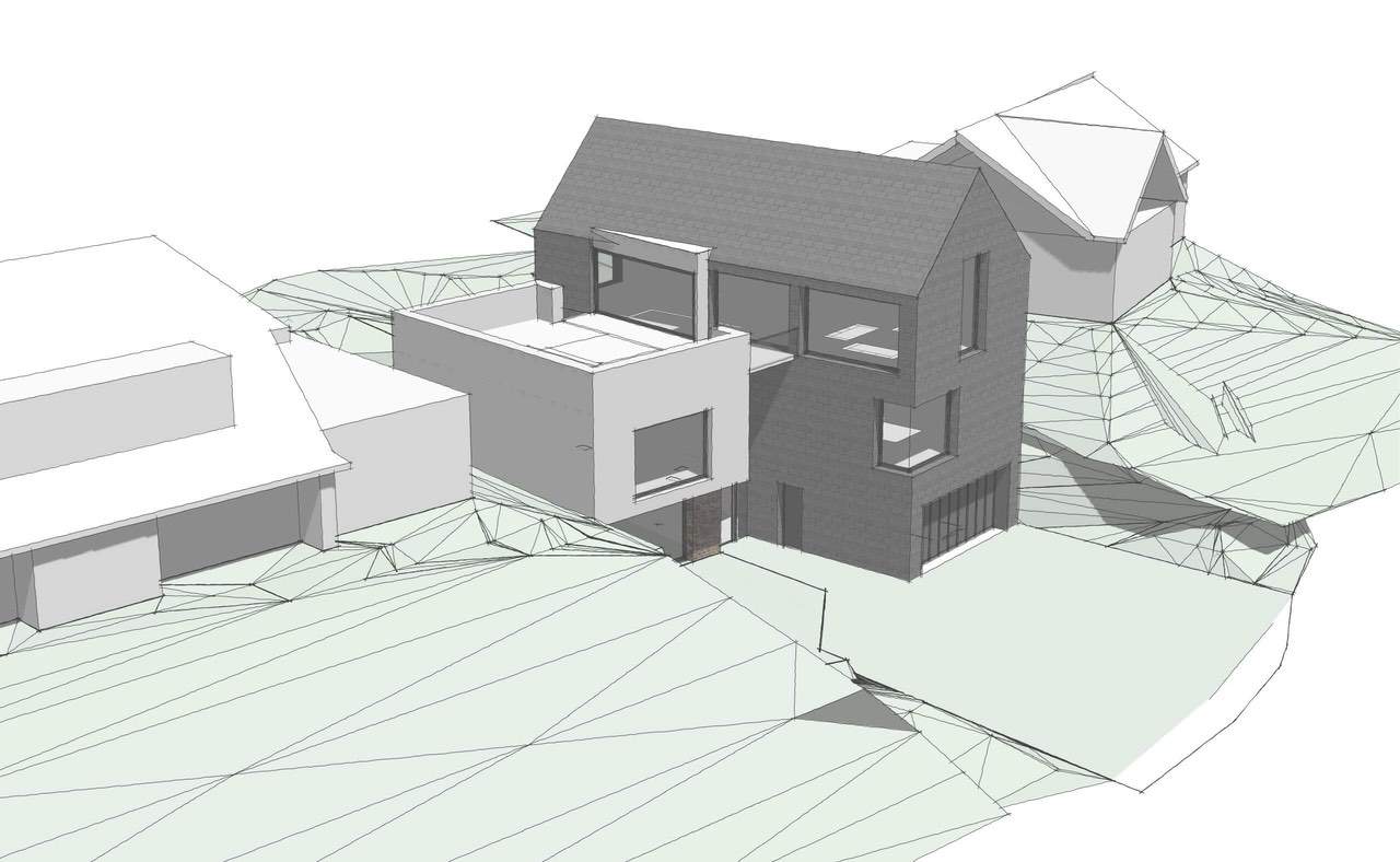 Design proposal for new home in Newquay